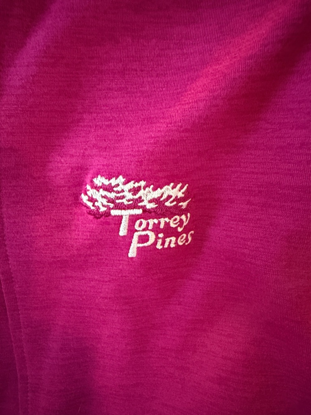 Torrey Pines golf Fuchsia Zip-Up golf Vest⛳️